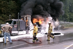 Commercial Vehicle Fire SR422 2012